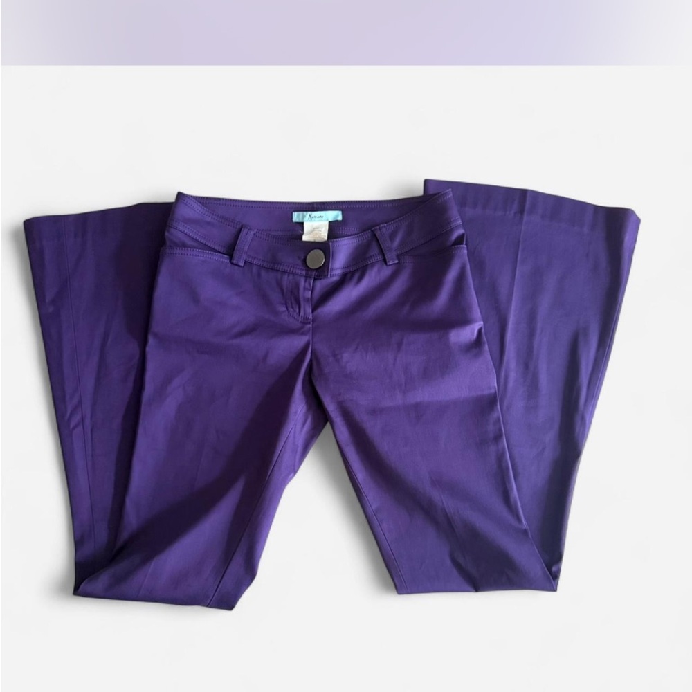 Marciano Violet Trousers with Silver Button